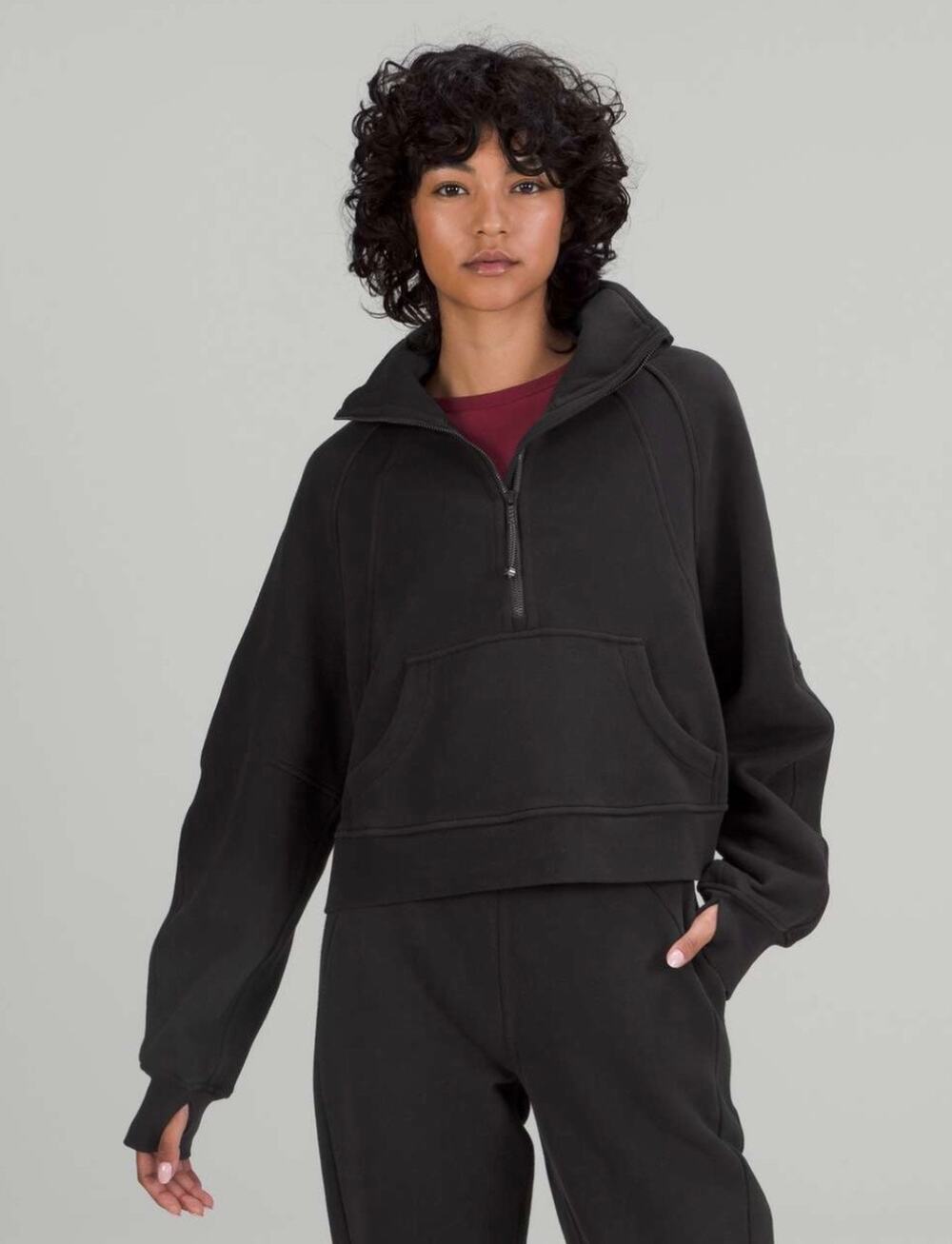 Lululemon Scuba Oversized Funnel Neck Shirt M/L